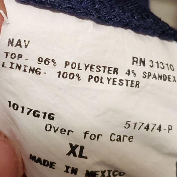 BCX Blouse Women XLarge Peplum Sleeveless Eyelet Cottagecore Whimsical Fairycore - Picture 10 of 14